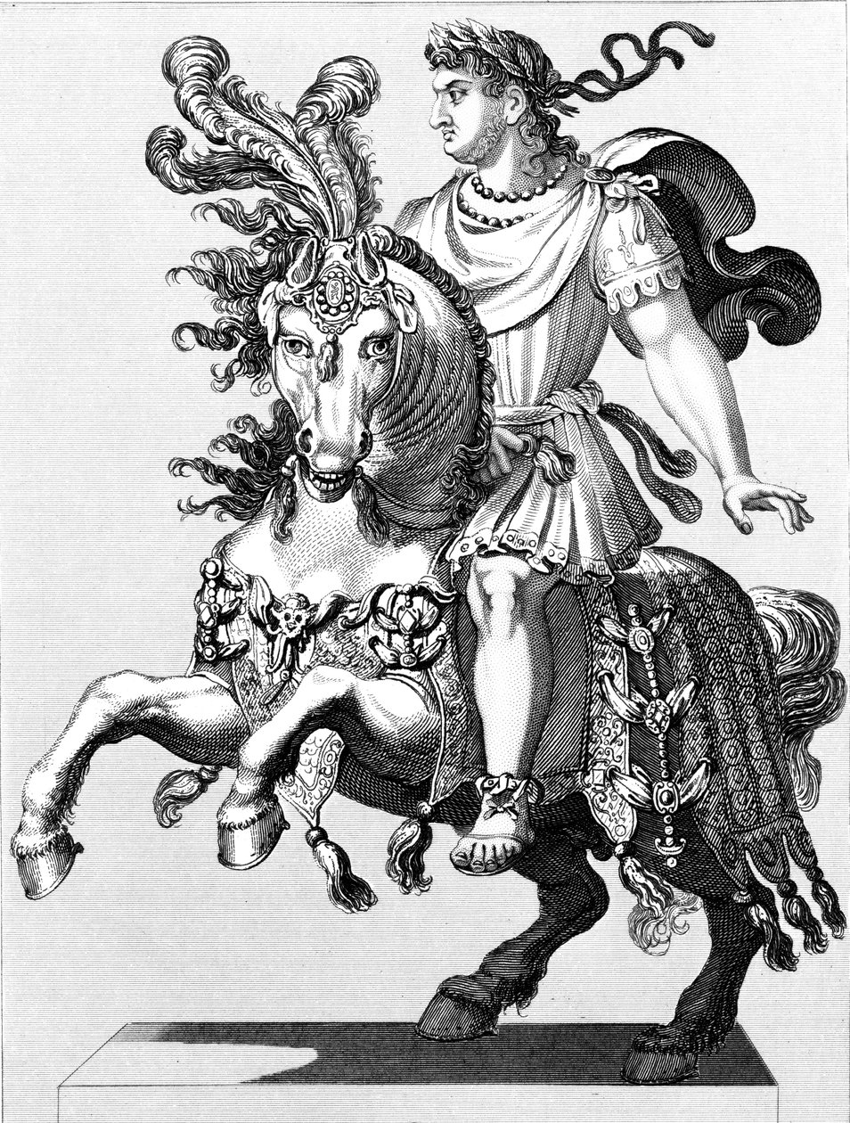 Nero, imperador romano do século I, 1850 de Unbekannt