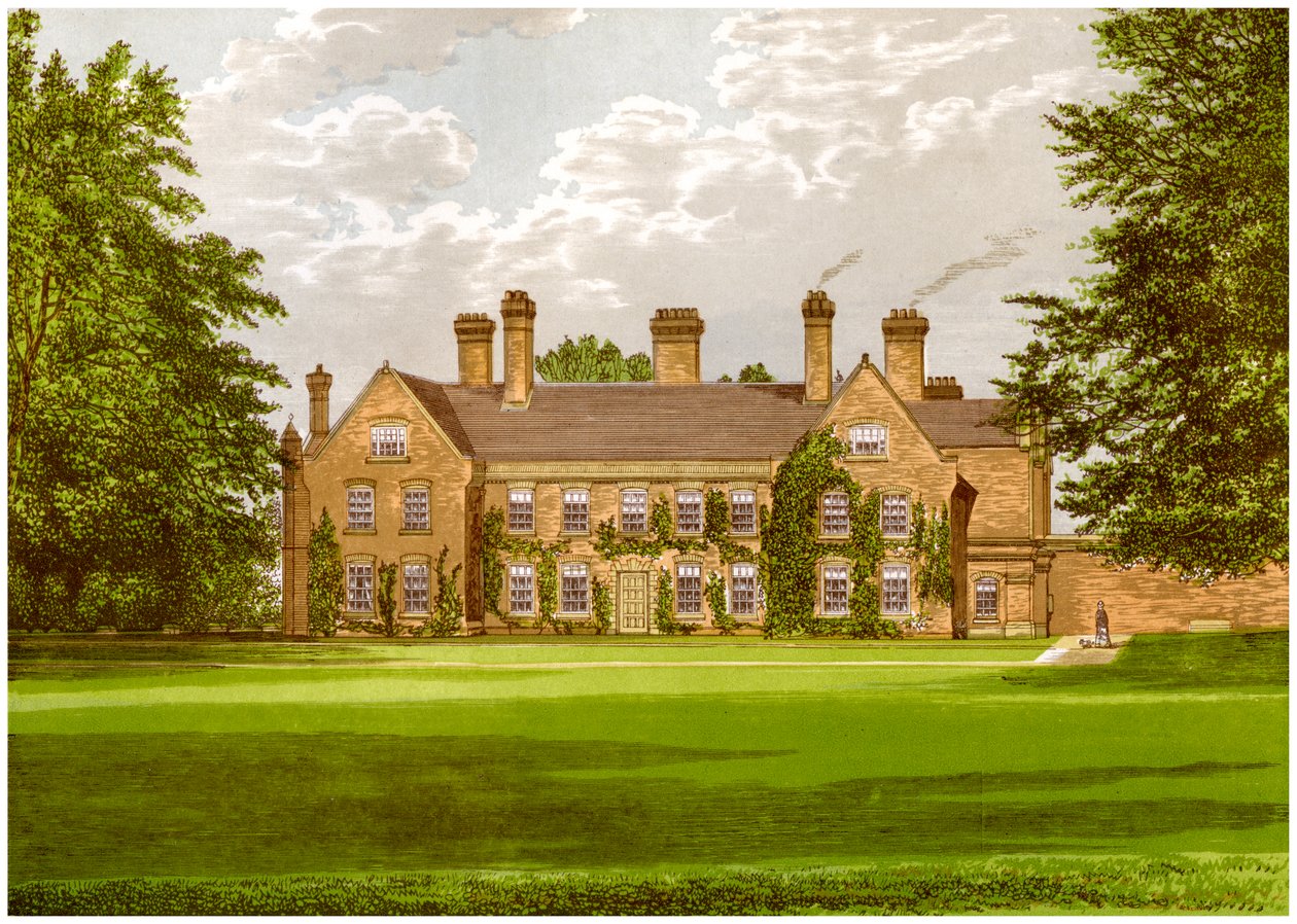 Nether Hall, Suffolk, casa da família Greene, c1880 de Unbekannt
