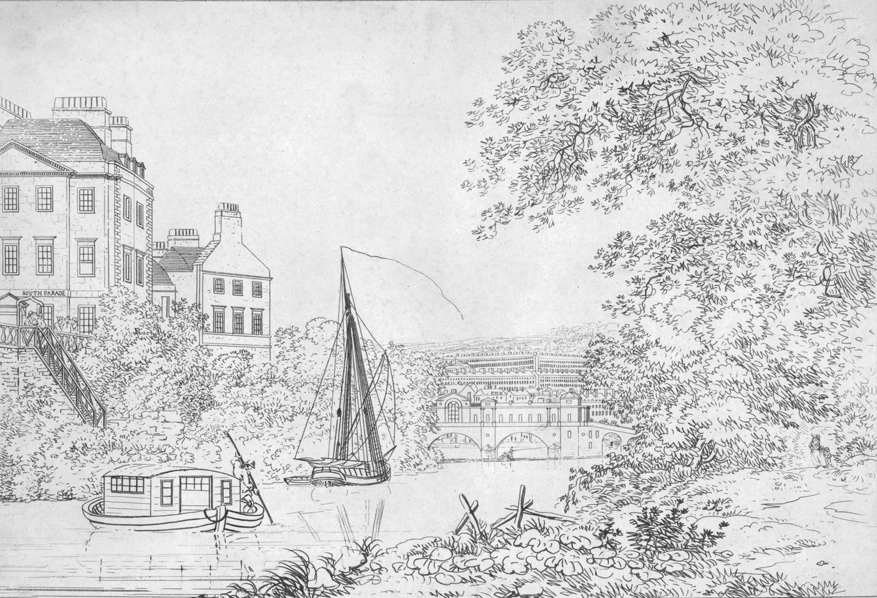 New Bridge, Bath, 1788 de Unbekannt