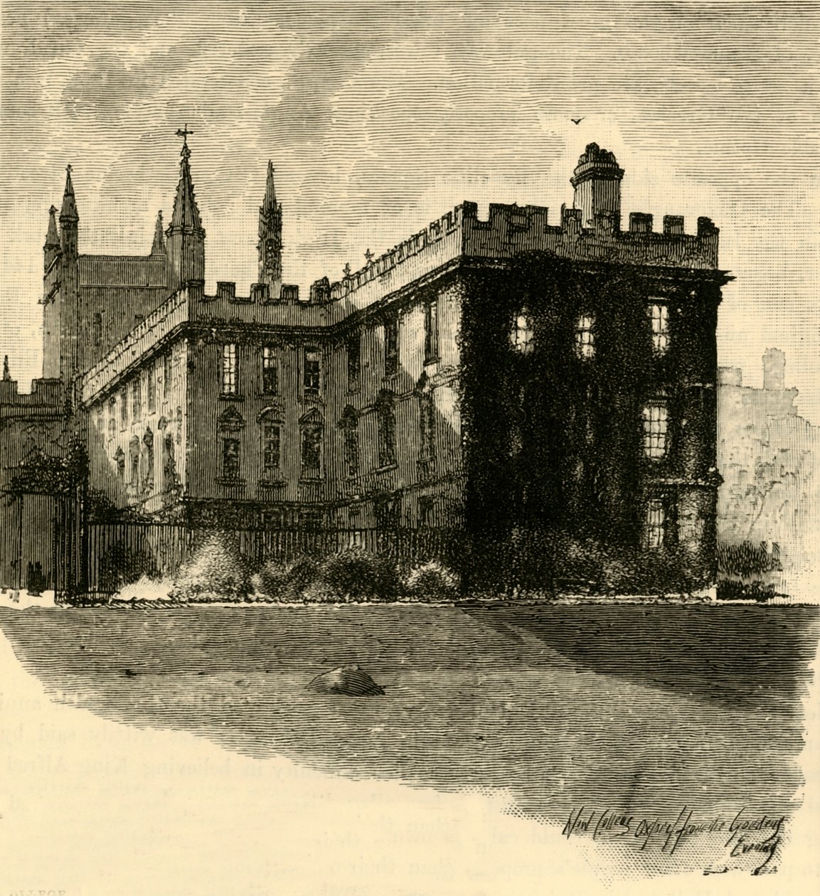 Faculdade nova, dos jardins, 1898. de Unbekannt