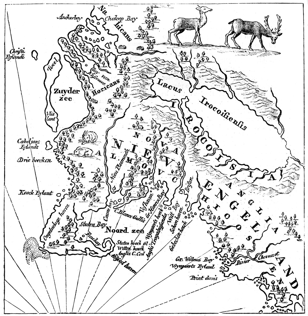 Nova Inglaterra em 1660, c1880 de Unbekannt