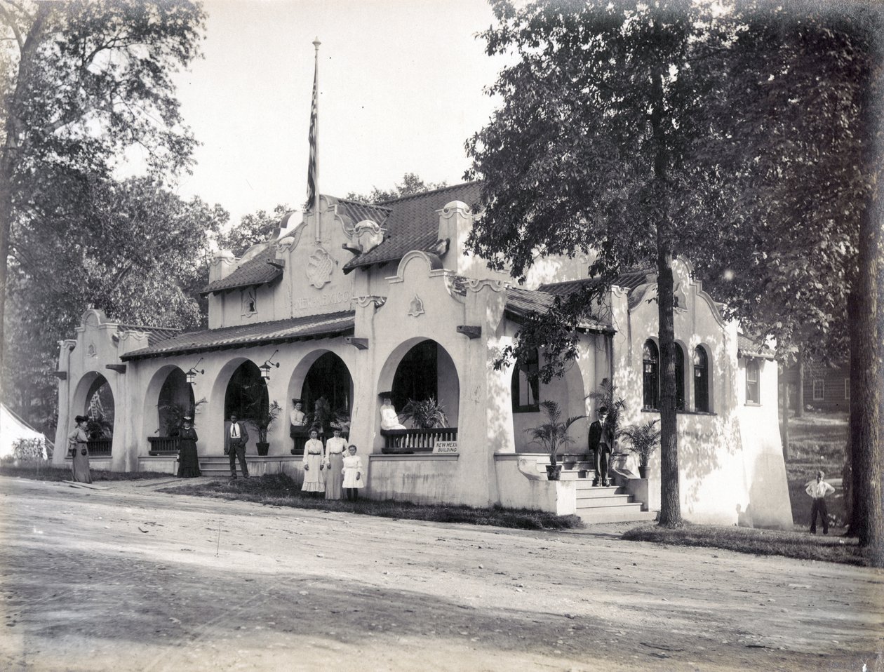 Edifício do Estado do Novo México na Feira Mundial de 1904 de Unbekannt