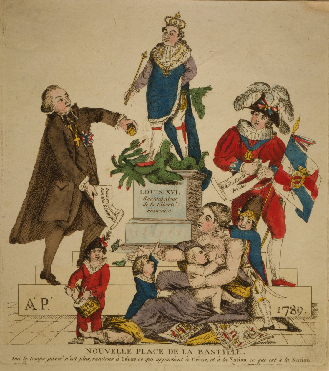 Nova Praça da Bastilha, 1789. de Unbekannt