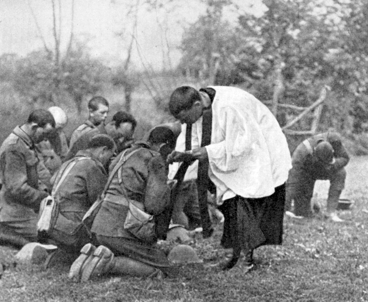 Tropas da Nova Zelândia levando a Comunhão, a Primeira Guerra Mundial de Unbekannt