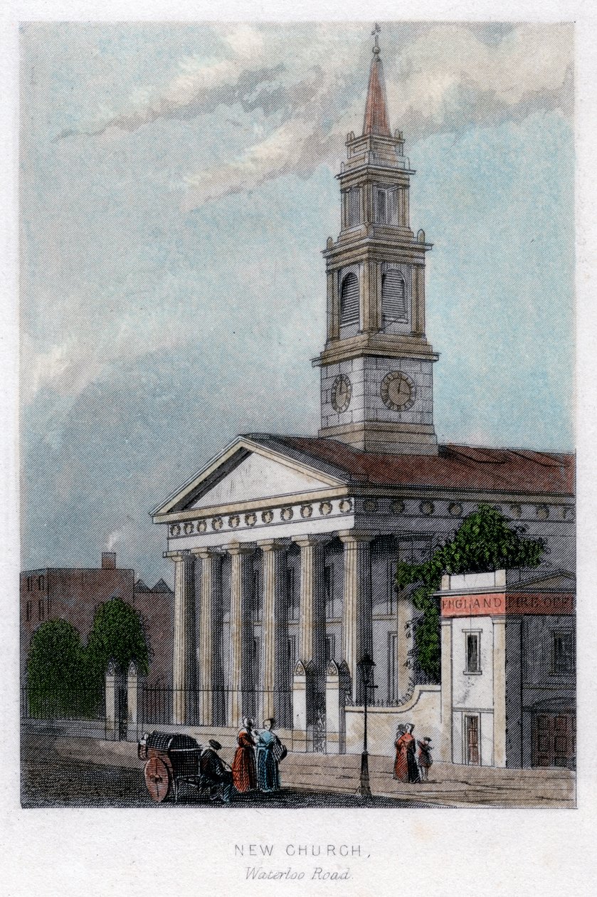 Nova igreja, Waterloo Road, Londres de Unbekannt