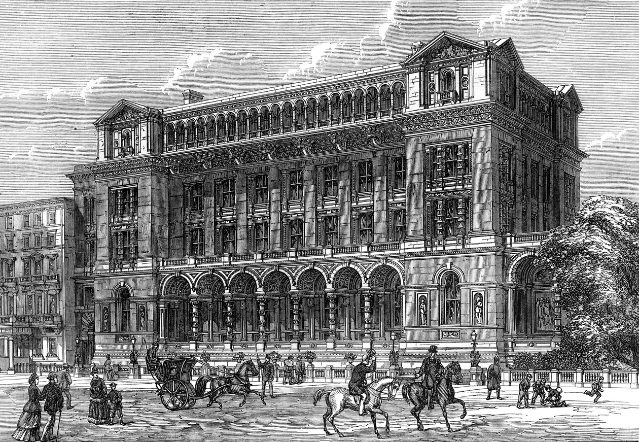 Novas escolas de ciências, South Kensington, Londres, século XIX de Unbekannt