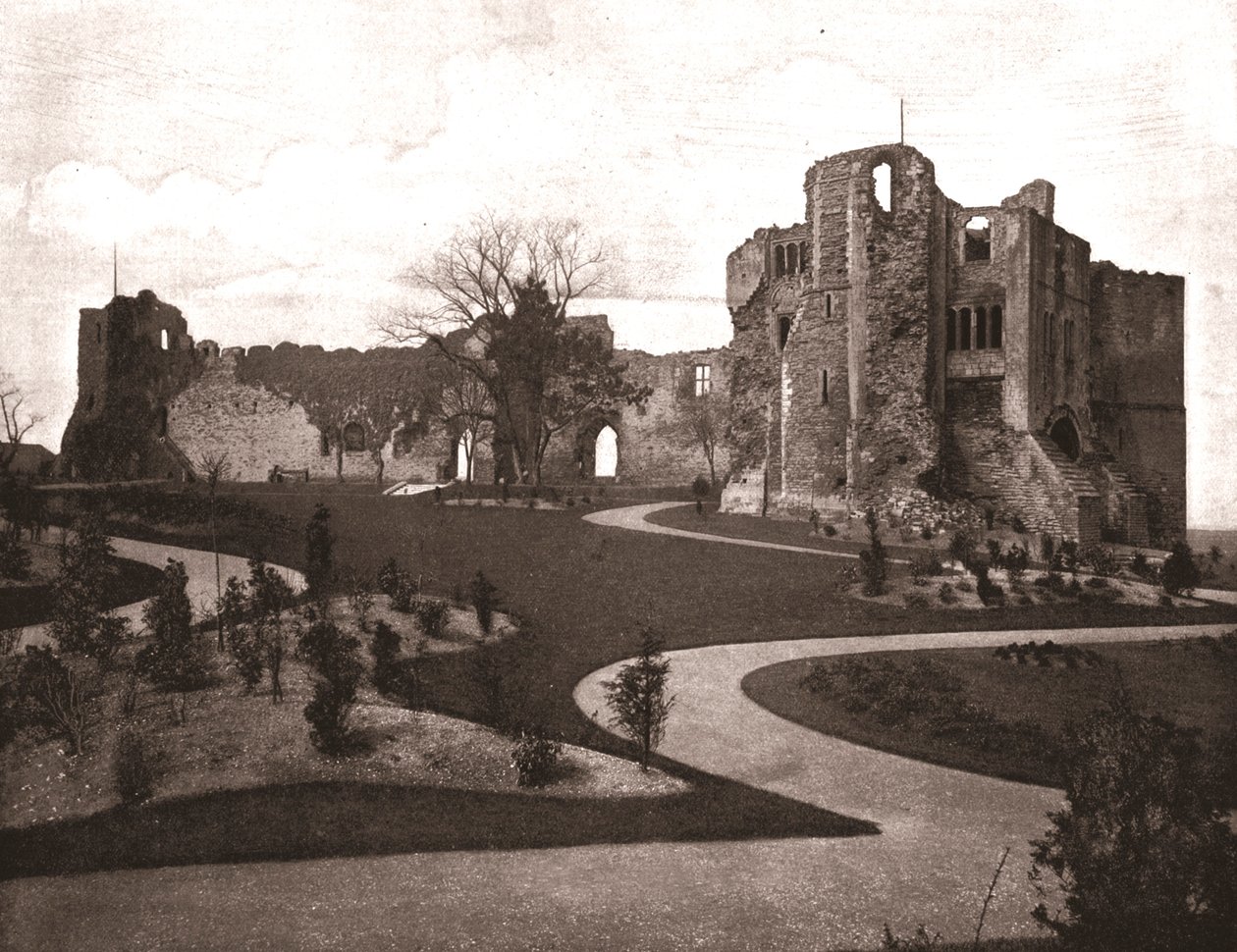 Castelo de Newark, Nottinghamshire, 1894. de Unbekannt