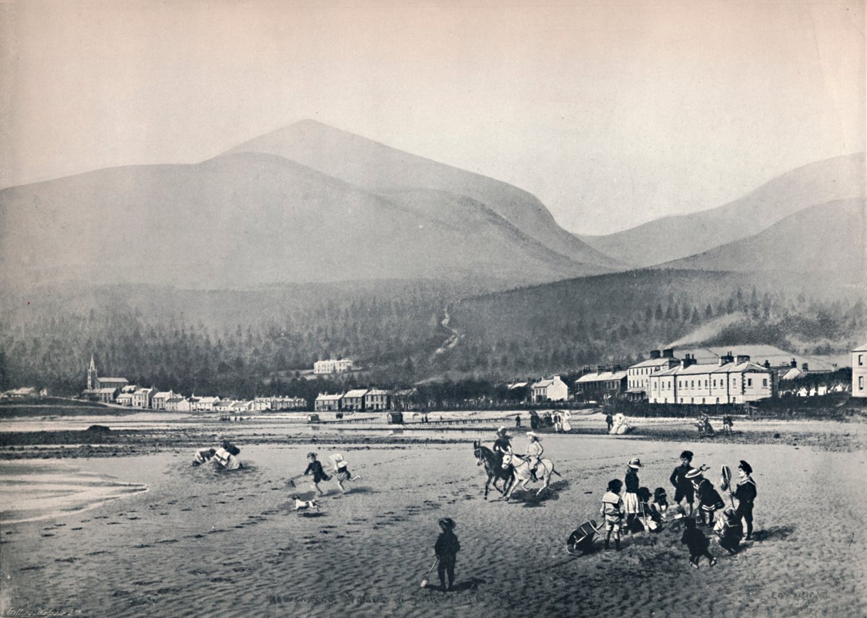 Newcastle, Co. Down. - The Strand, com Slieve Donard, 1895 de Unbekannt