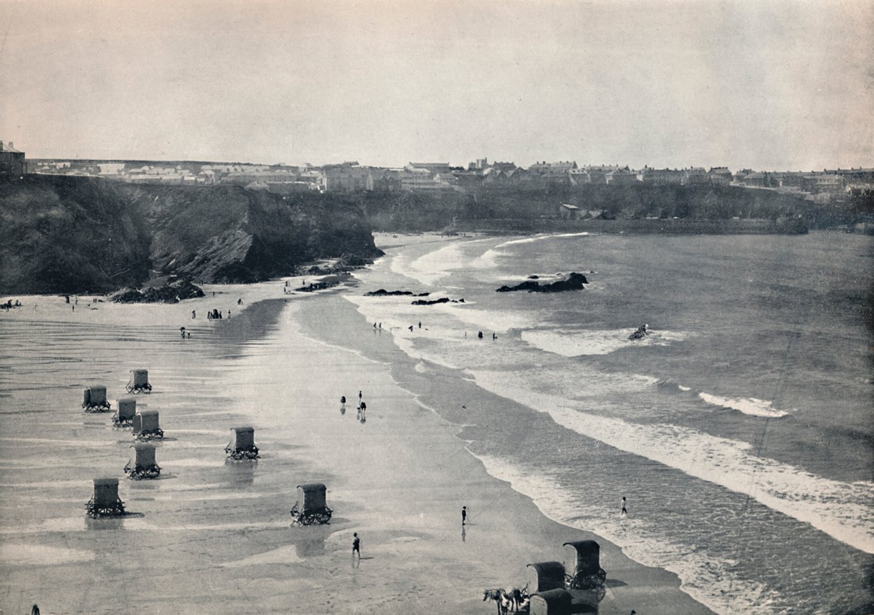Newquay - um lugar de banho tranquilo, 1895 de Unbekannt