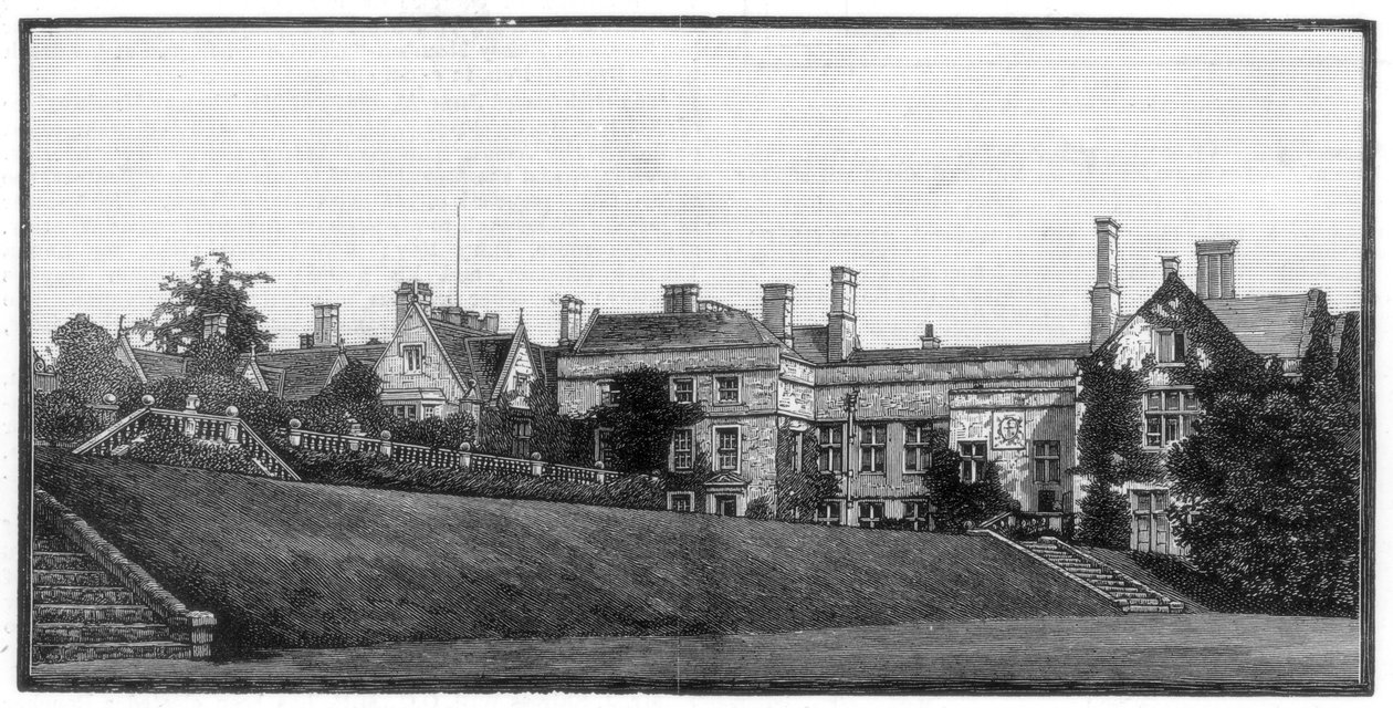 Abadia de Newstead, Nottinghamshire, 1888 de Unbekannt