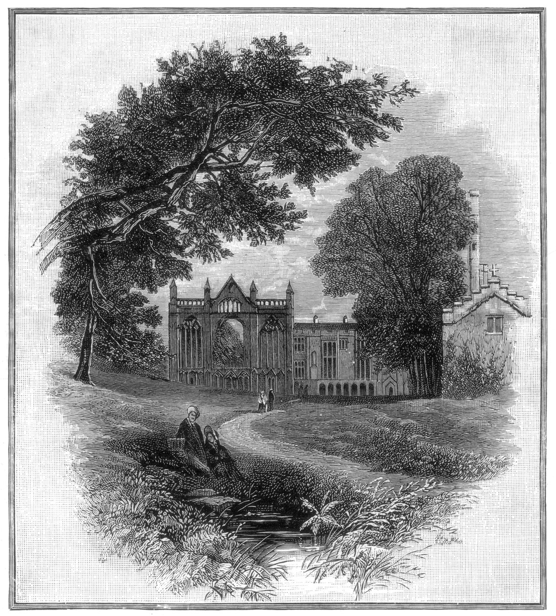 Newstead Abbey, o lar ancestral de Lord Byron, 1888 de Unbekannt