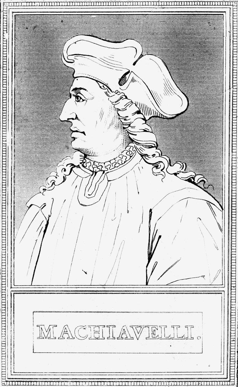 Niccolò Maquiavel, filósofo político renascentista italiano de Unbekannt