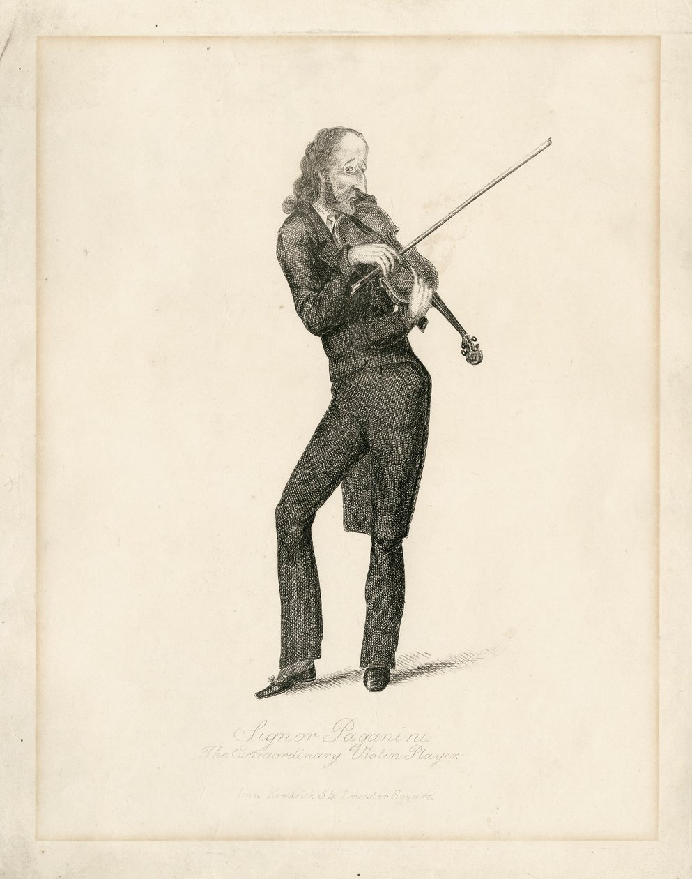 Niccolo Paganini - retrato de Unbekannt