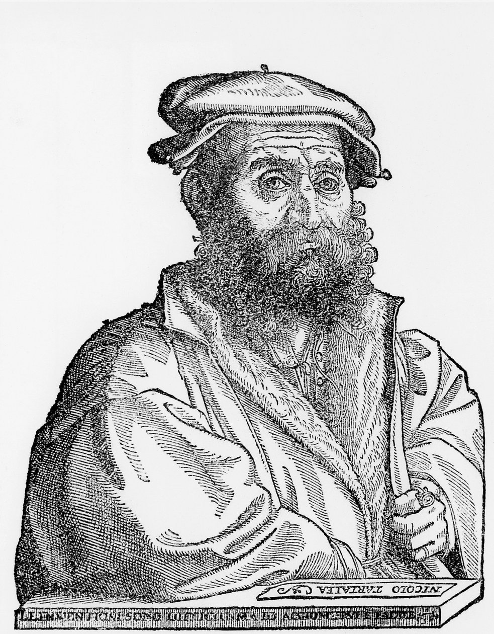 Niccolo Tartaglia, matemático e mecânico italiano, década de 1550 de Unbekannt