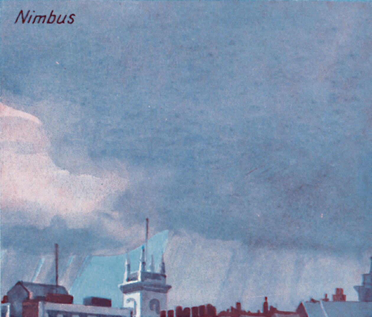 Nimbus - Uma dúzia das principais formas de nuvens no céu, 1935 de Unbekannt
