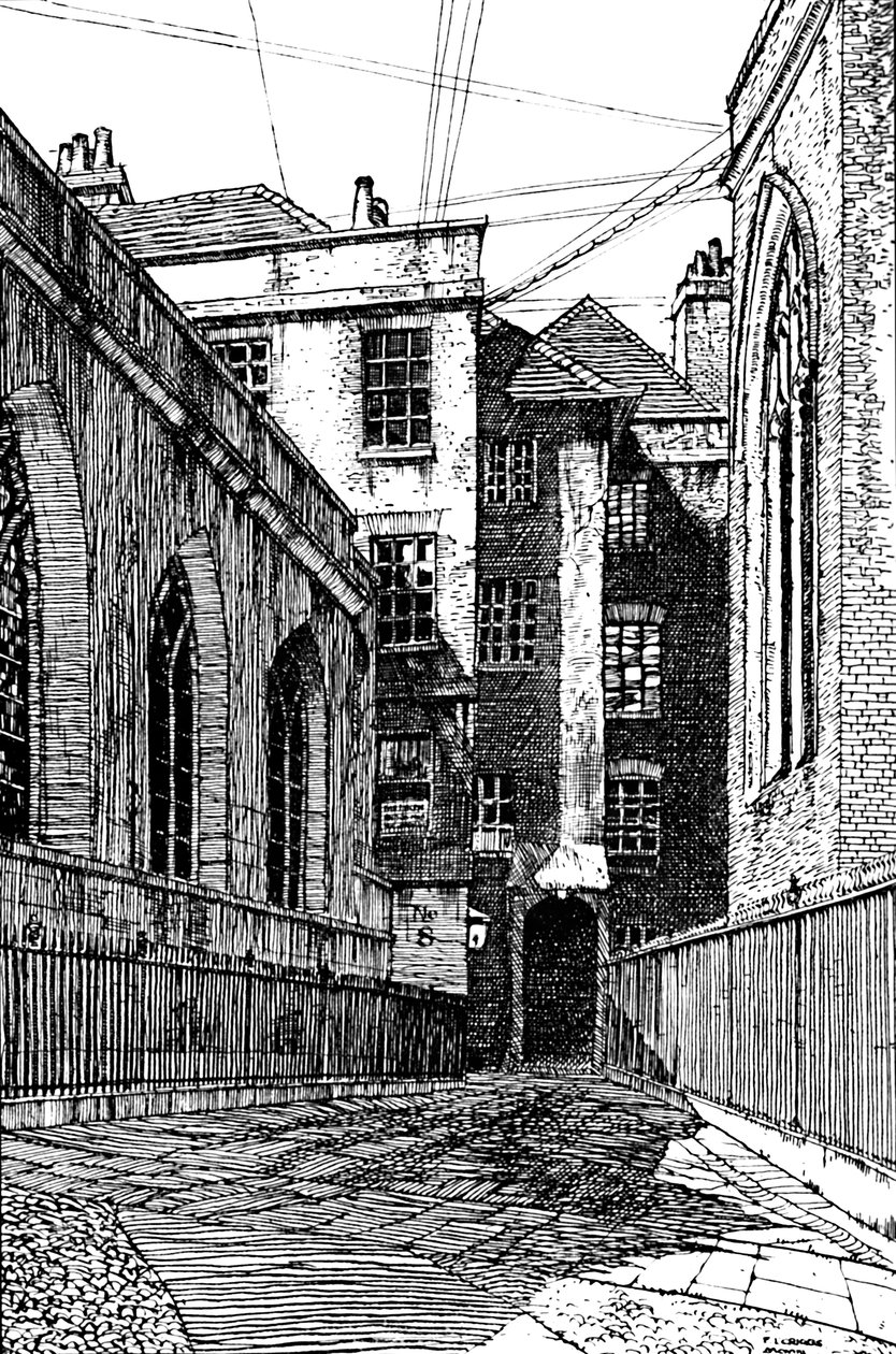 8, Cliffords Inn e Hall à esquerda, 1903 de Unbekannt