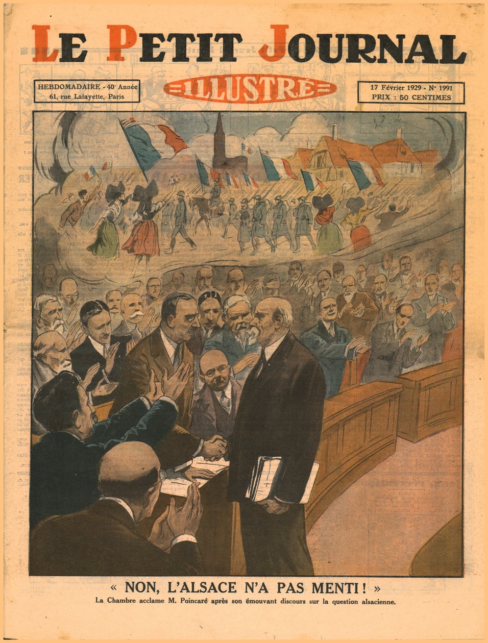 Não, a Alsácia não mentiu !, 1929. de Unbekannt