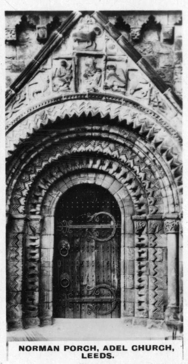 Norman Porch, Adel Church, Leeds, c1920s de Unbekannt