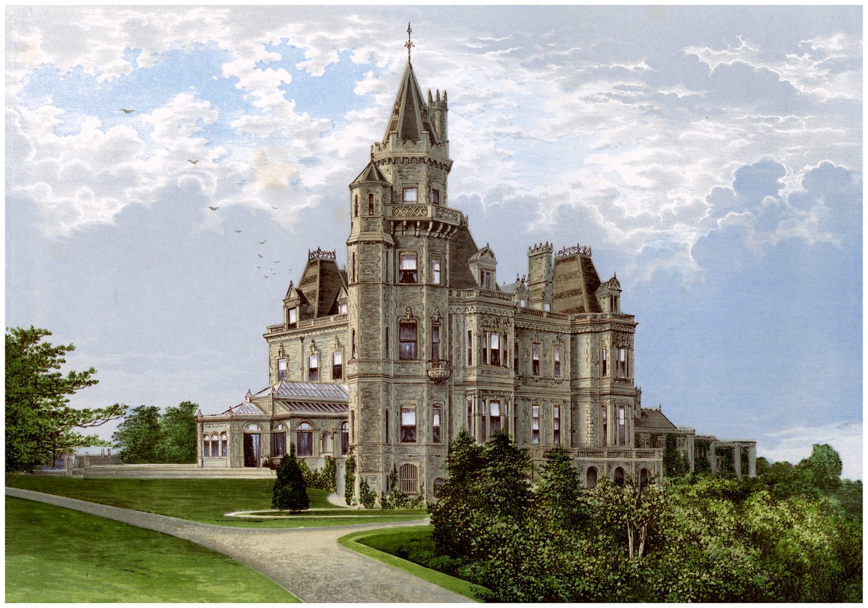 Normanhurst, Sussex, casa da família Brassey, c1880 de Unbekannt