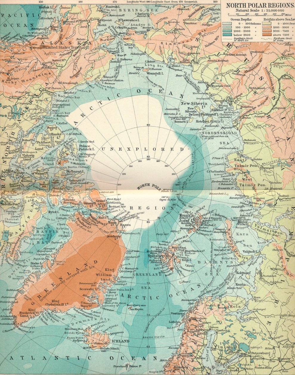 Regiões polares norte, c1903, 1904 de Unbekannt