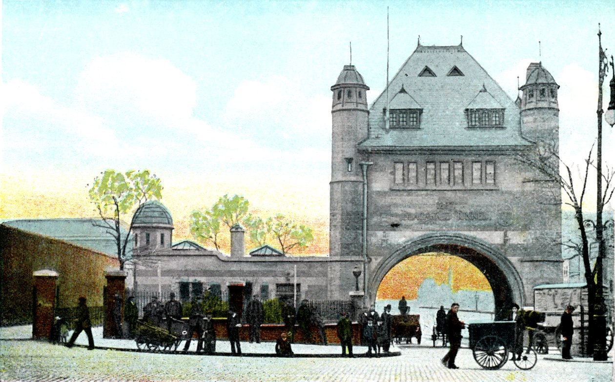 Entrada norte, túnel blackwall, londres, século XX de Unbekannt