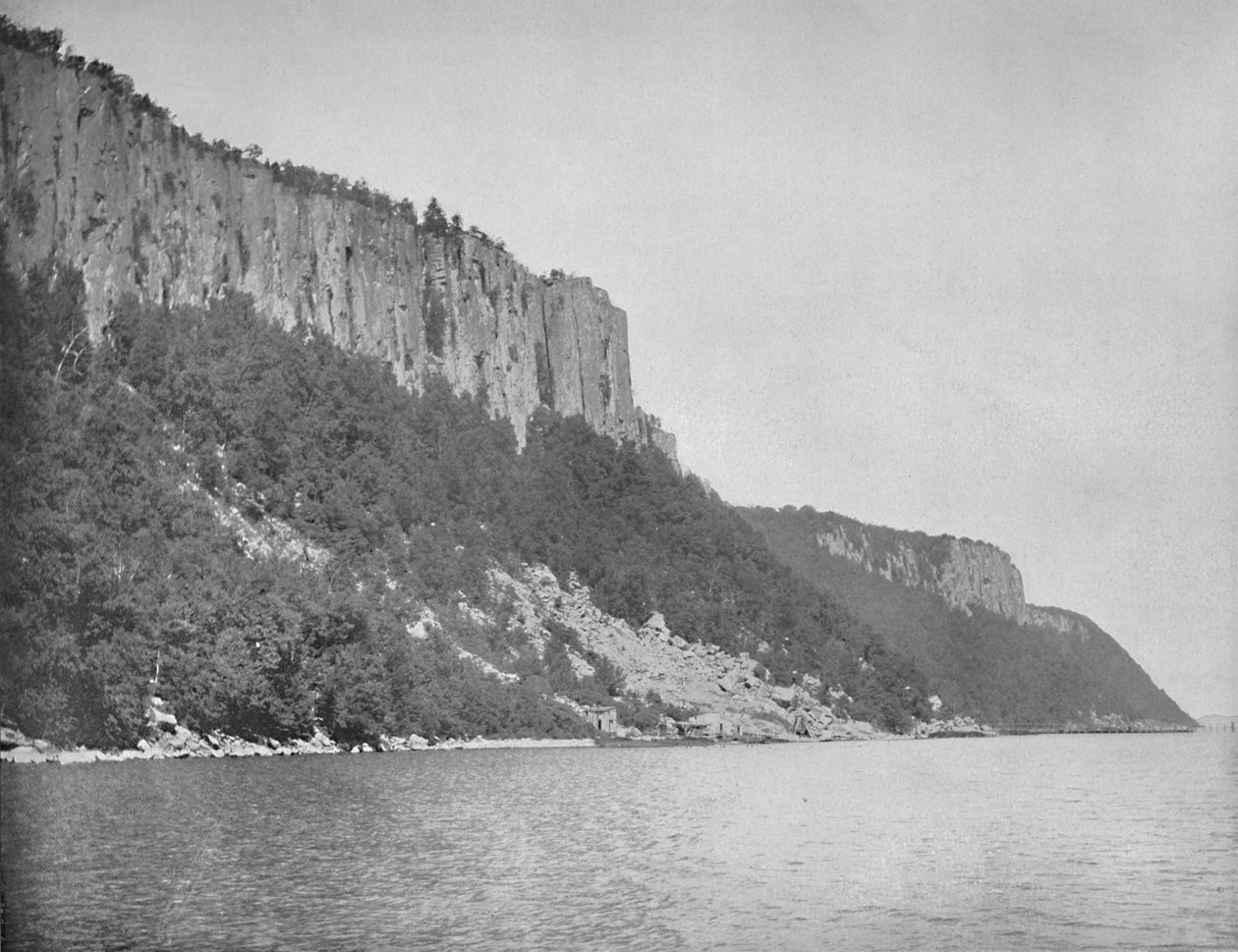 Extremidade do norte de Palisades, Hudson River, c1897. de Unbekannt
