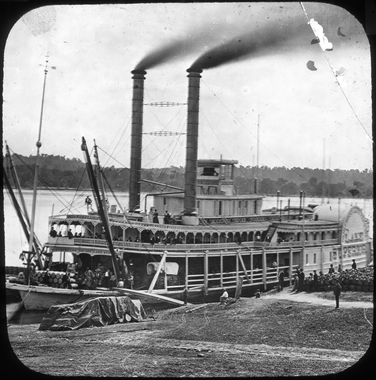 Navio de remo Northern Line Packet Company Lake Superior, EUA, c1870s de Unbekannt