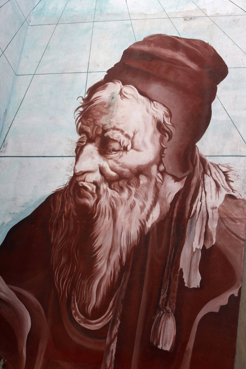 Pintura mural nostradamus em Salon-de-Provence, Salon de Provence, França de Unbekannt