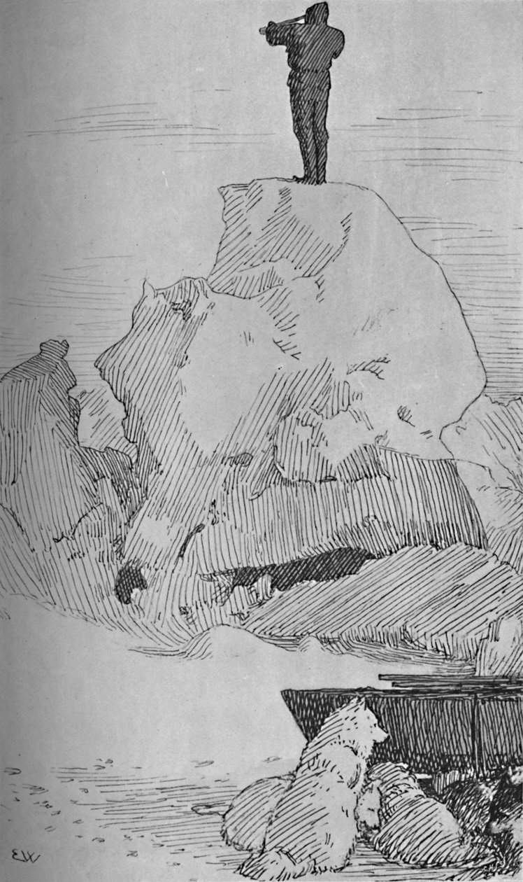 Nada além de gelo, gelo no horizonte, 7 de abril de 1895, 1897 de Unbekannt