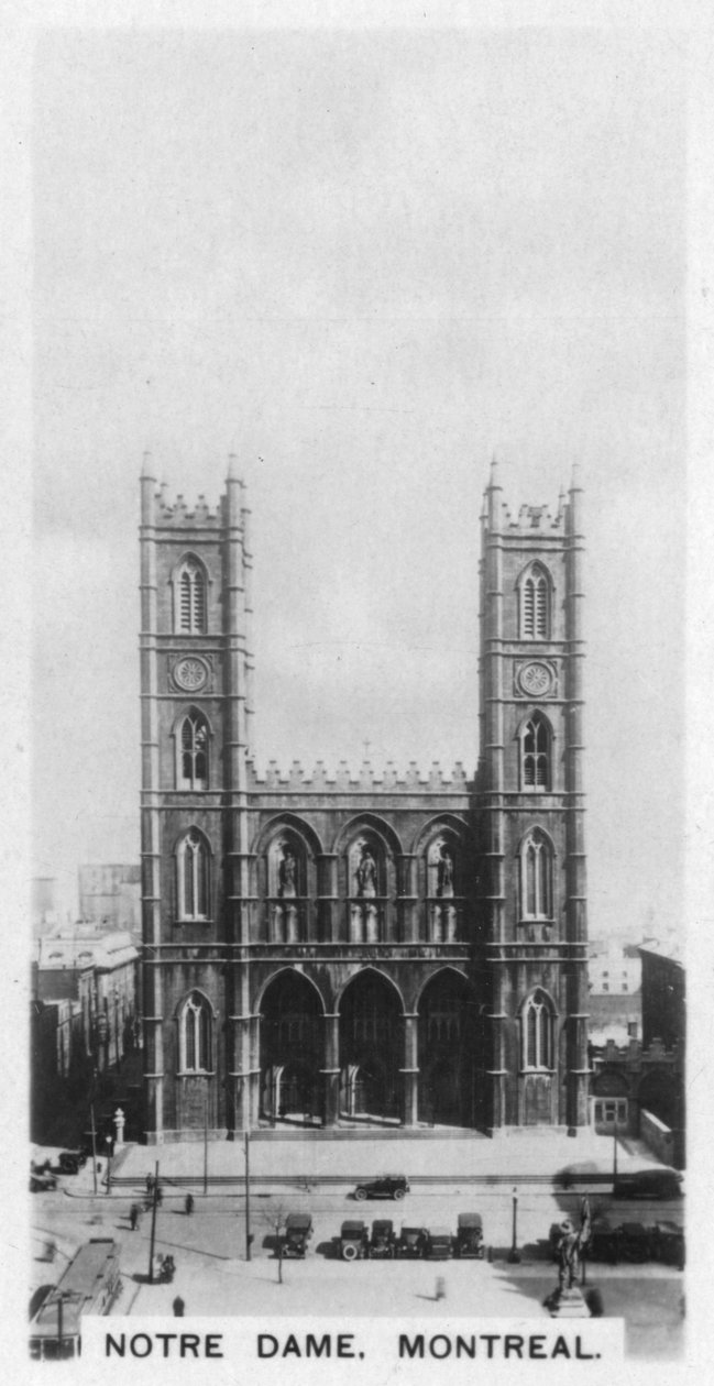 Notre Dame, Montreal, Canadá, c1920s de Unbekannt