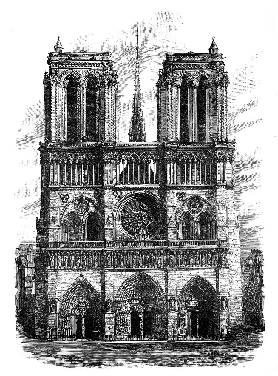 Notre Dame, Paris, c1888 de Unbekannt