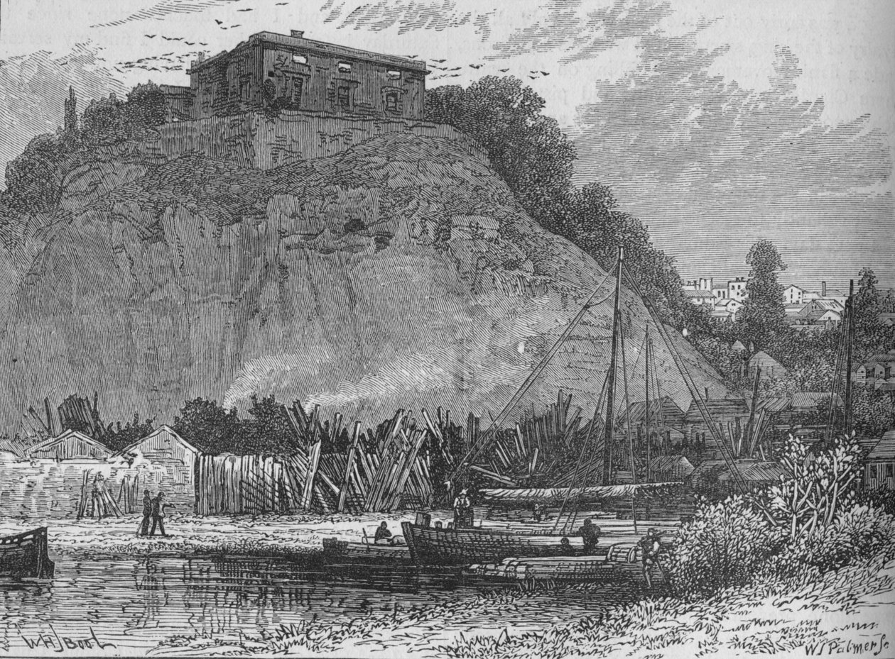 Castelo de Nottingham, c1880 de Unbekannt