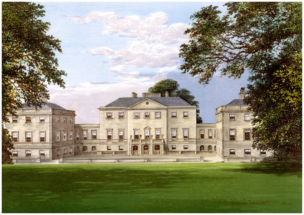 Nuneham Park, Oxfordshire, casa da família Harcourt, c1880 de Unbekannt