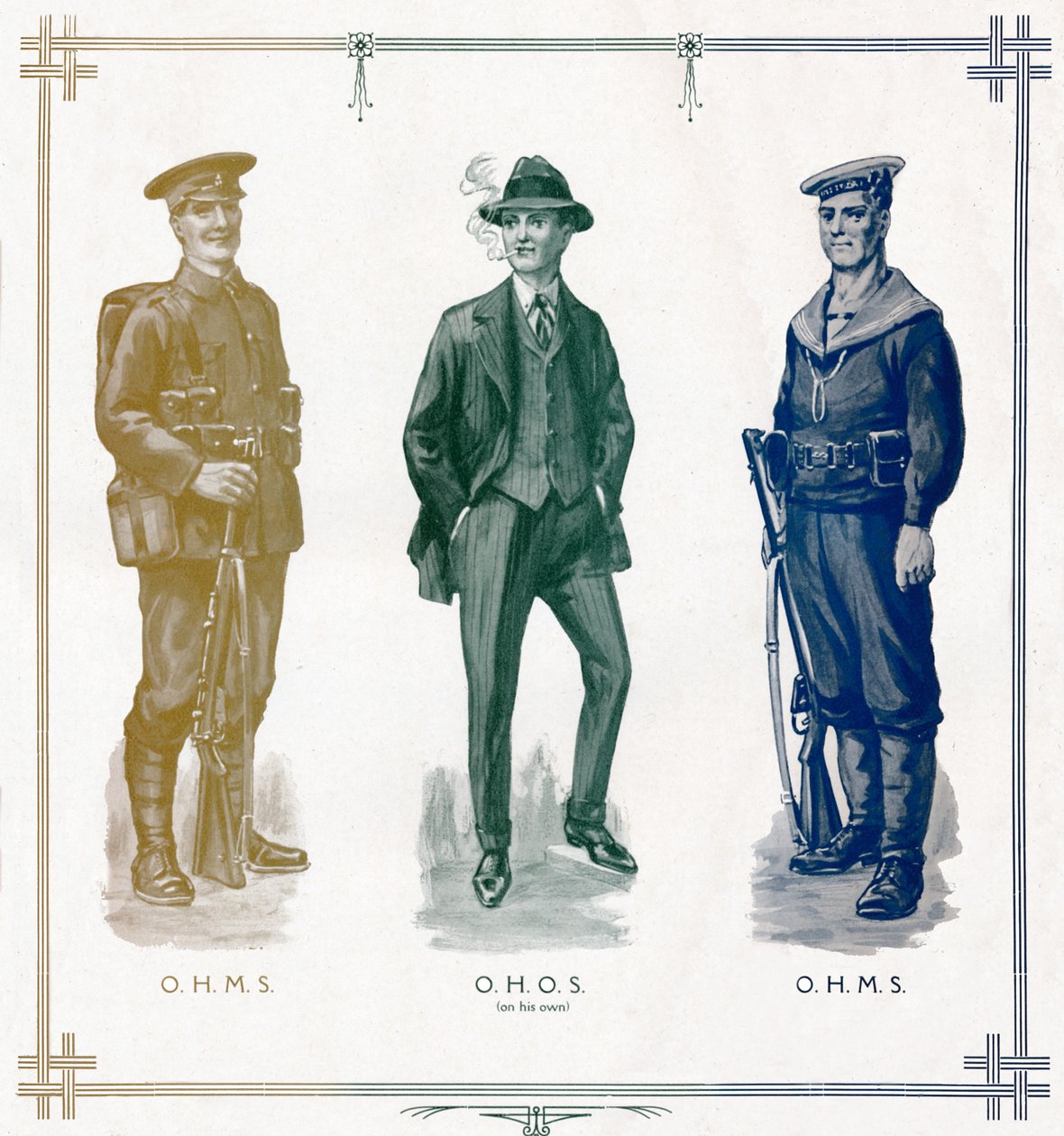 OHMS, OHOS por conta própria, OHMS, 1916 de Unbekannt