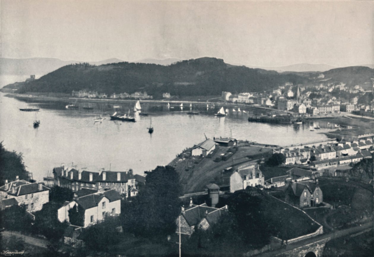 Oban - a cidade e a baía, 1895 de Unbekannt