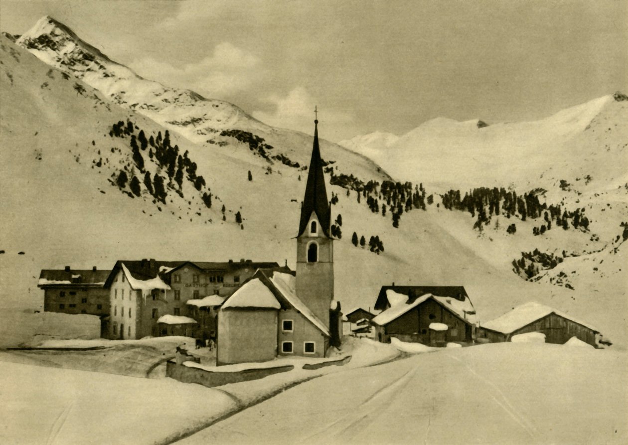 Obergurgl, Tirol, Áustria, c1935. de Unbekannt