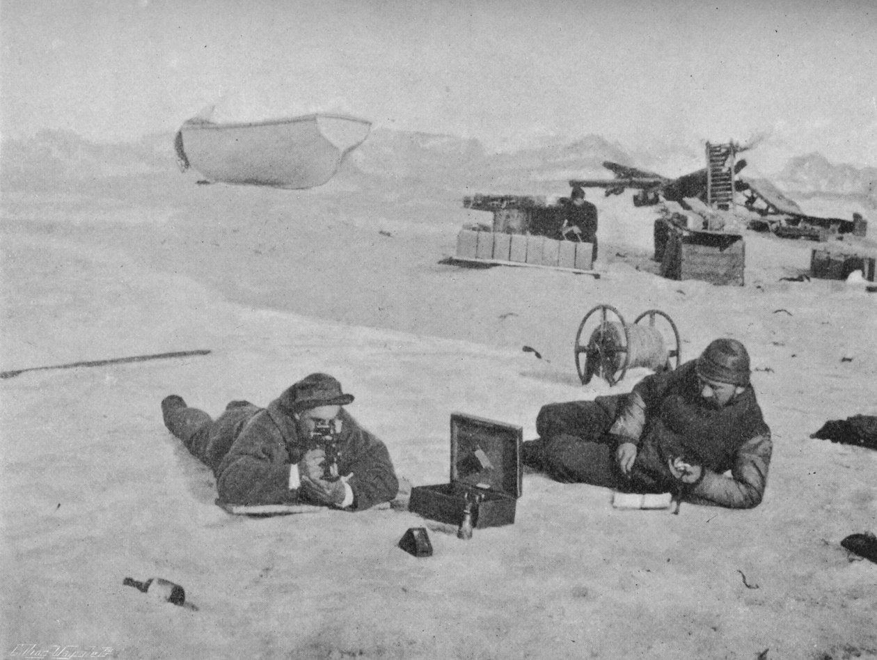 Observação com horizonte sextante e artificial. Julho de 1895, 1897 de Unbekannt