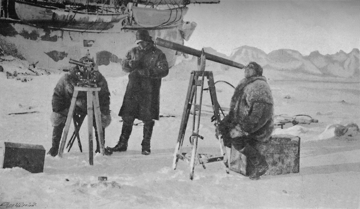Observando o Eclipse do Sol, 6 de abril de 1894, 1897 de Unbekannt
