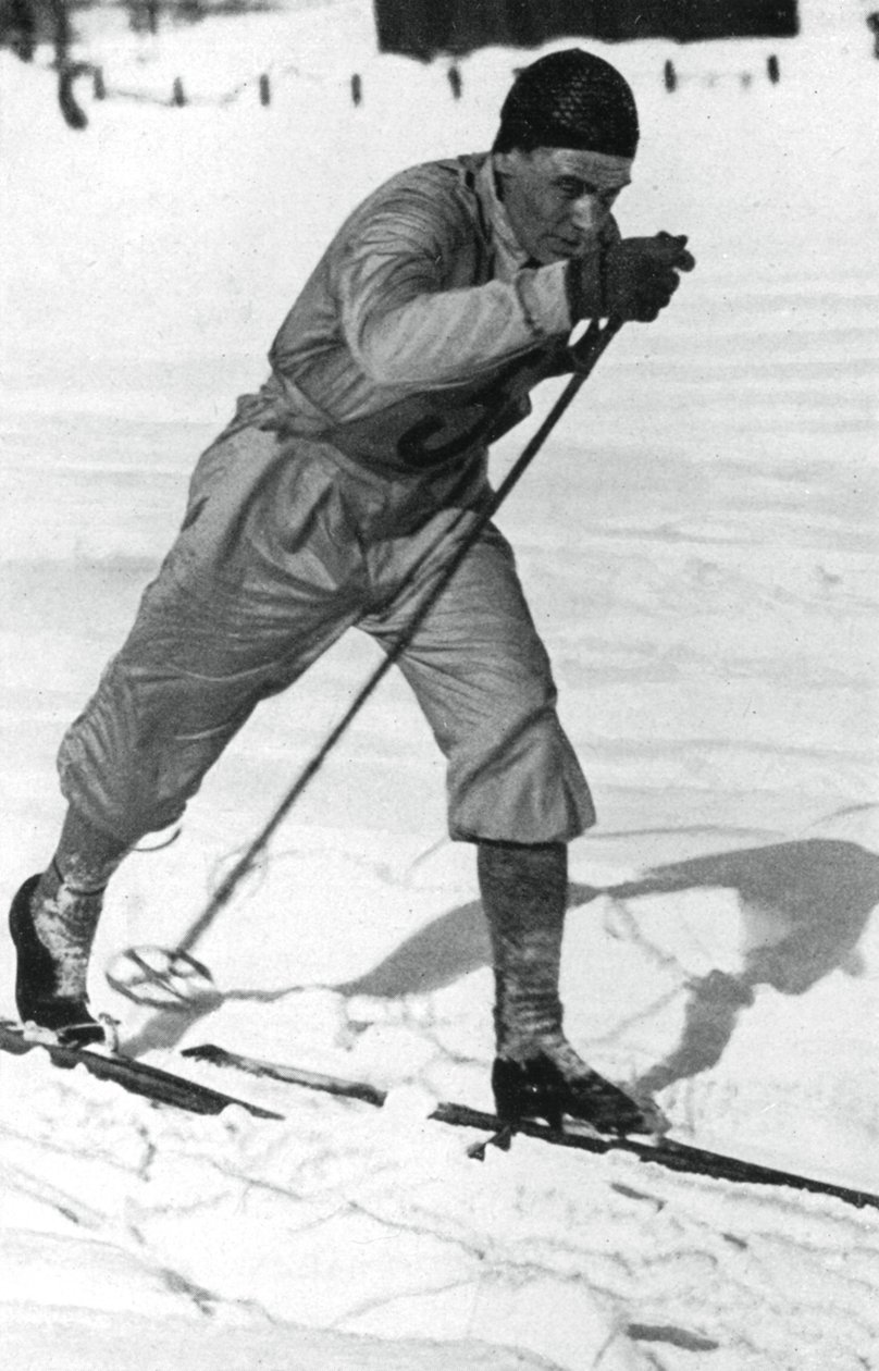 Oddbjorn Hagen, esquiador de cross-country norueguês, Jogos Olímpicos de Inverno, Garmisch-Partenkirchen, 1936 de Unbekannt