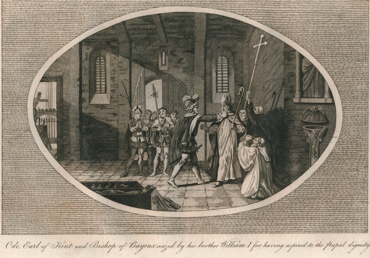 Odo, conde de Kent e bispo de Bayeux, confiscado por seu irmão Guilherme I, 1082 1793 de Unbekannt