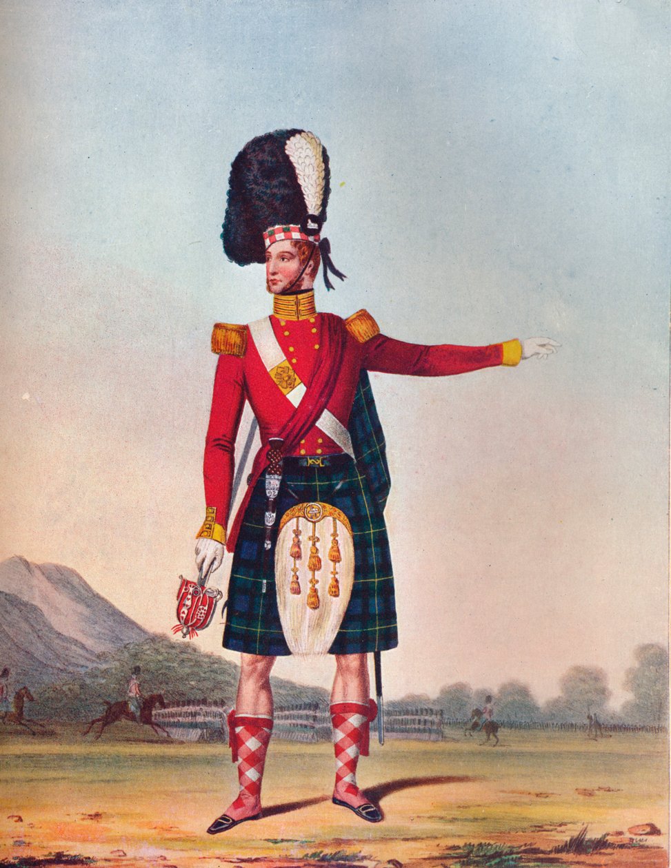 Oficial do 92º Regimento de Pé das Montanhas, c1833. 1914 de Unbekannt