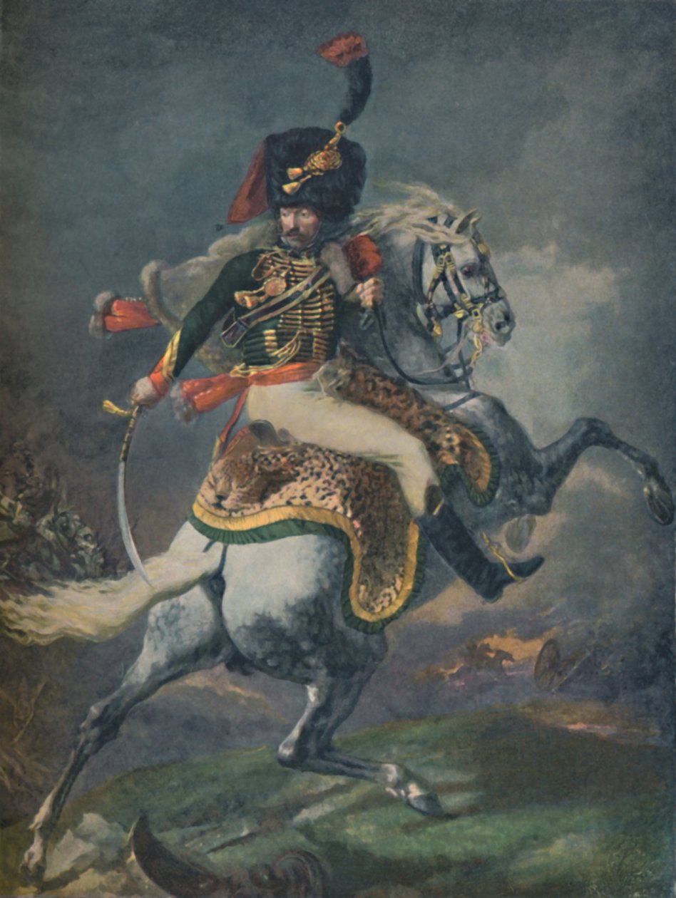 Oficial de carga dos caçadores montados. Guarda Imperial, c1812, 1896. de Unbekannt