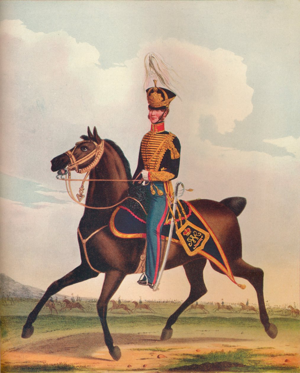 Oficial da Brigada Real de Cavalos de Artilharia, c1833. 1914 de Unbekannt