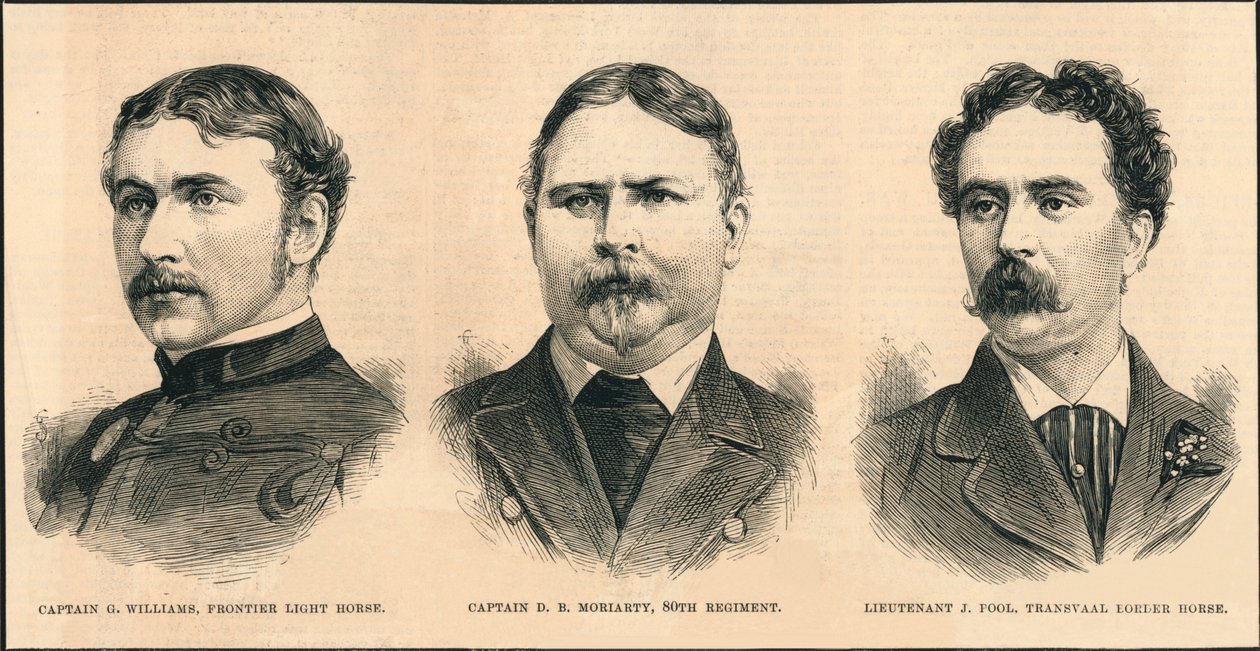 Oficiais mortos na Guerra do Zulu, 1879. de Unbekannt
