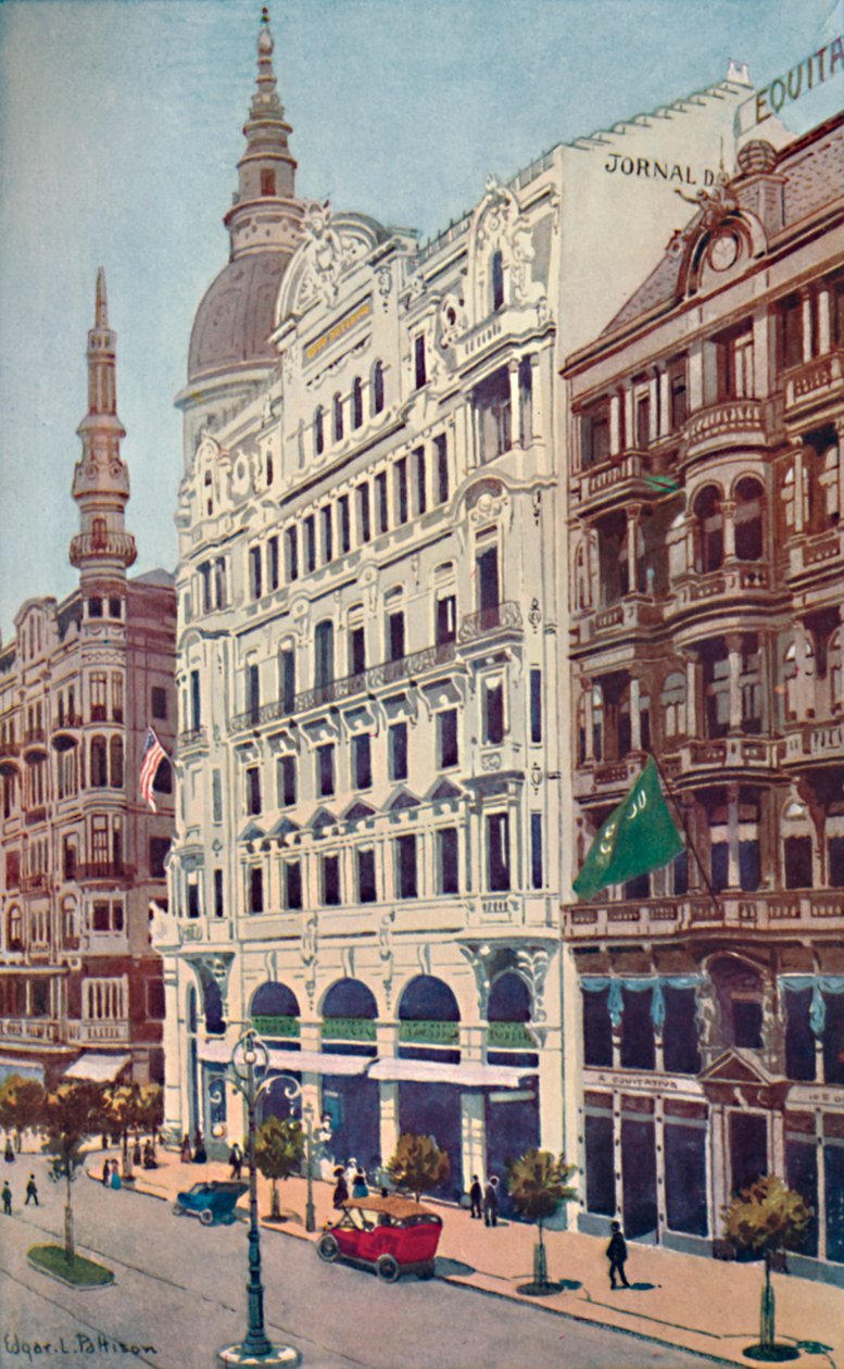 Offices of the Jornal do Commercio, Avenida Rio Branco, 1914 de Unbekannt