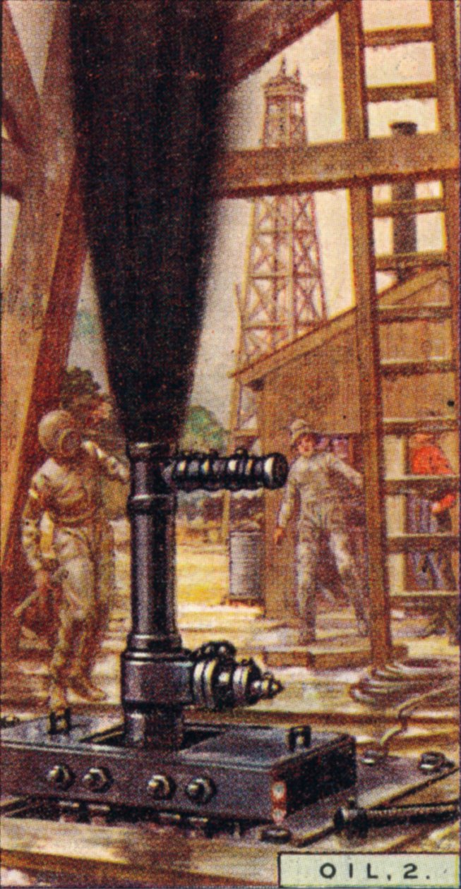 Oil, 2. - Controlando um Gusher, EUA, 1928 de Unbekannt