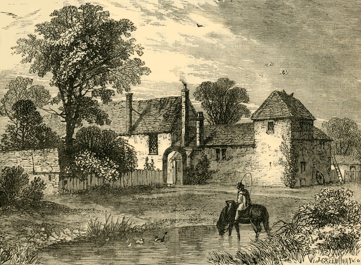 Fazenda velha do giz em 1730, c1876. de Unbekannt
