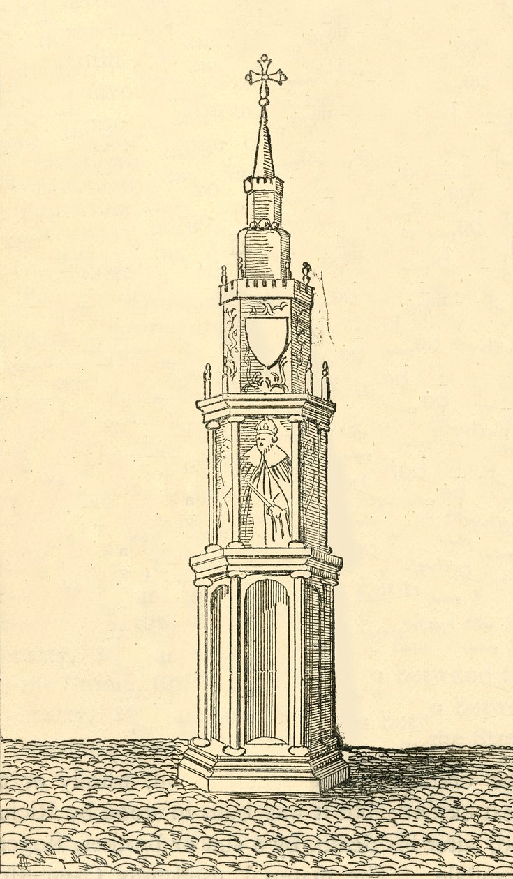 Old Charing Cross, 1881. de Unbekannt