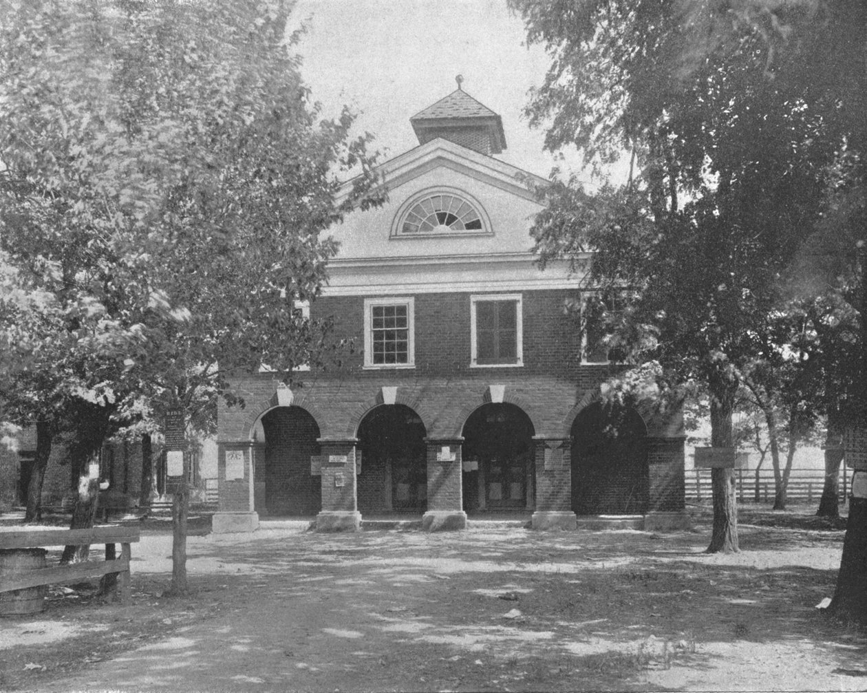 Old Court House, Bowling Green, Virgínia, EUA, c1900. de Unbekannt
