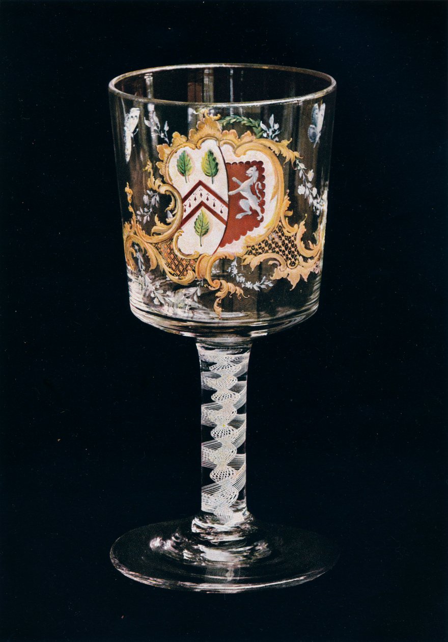 Cálice de vidro inglês antigo, c1775 de Unbekannt